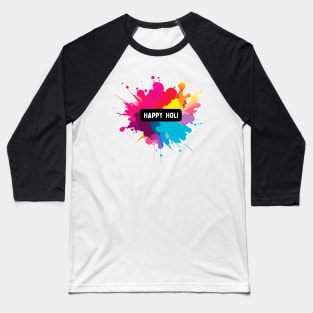 Happy Holi Baseball T-Shirt